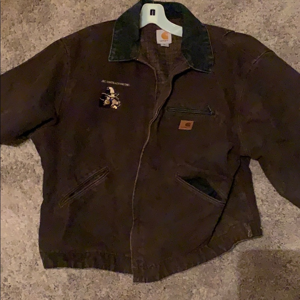 Men’s XL carhartt work jacket with collar